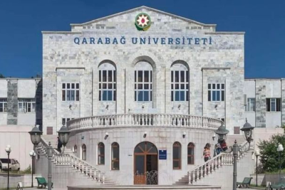 Prezident İlham Əliyev Qarabağ Universitetinin təmirdən sonra açılışında iştirak edib