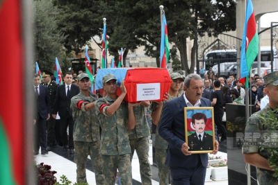 I Qarabağ müharibəsinin daha bir itkini dəfn olunub