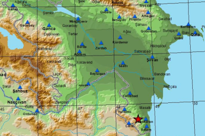 Azərbaycanda son iki gün ərzində ikinci zəlzələ baş verib