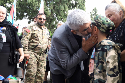 Gəncədə qəhrəmanların xatirəsi yad edilib