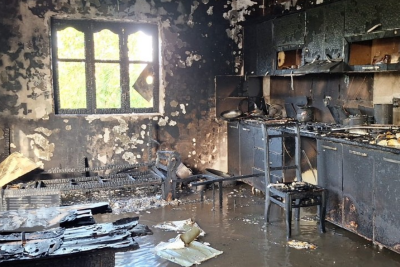 Evdə yanğın zamanı körpə dünyasını dəyişib