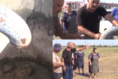 Əkin sahələrini suvara bilməyən fermerlər etiraz edirlər