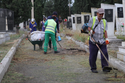 Şəhidlər Xiyabanında növbəti iməcilik keçirilib