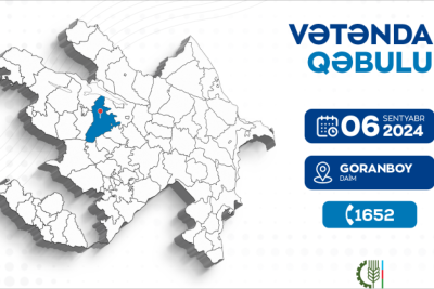 Goranboyda nazir sakinlərlə görüşəcək