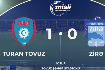 "Turan Tovuz" turnir cədvəlinin ilk pilləsinə qayıdıb
