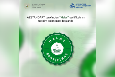 AZSTANDART tərəfindən “Halal” sertifikatının təqdim edilməsinə başlanılır