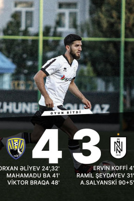 “Kəpəz” rəqibini məğlub etdi