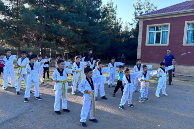 Taekvondo idman növü üzrə nümunəvi çıxışlar keçirilib