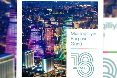 Mehriban Əliyeva Müstəqilliyin Bərpası Günü ilə bağlı paylaşım edib