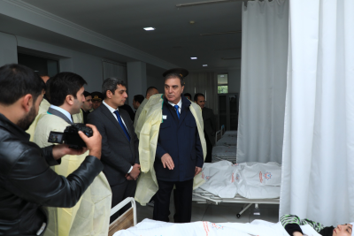 Niyazi Bayramov: “Yaralanan sakinlərə maddi yardım göstəriləcək”