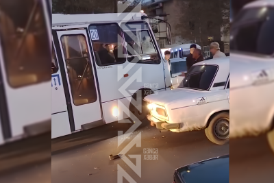 Gəncədə 20 saylı marşrut: Eyni yerdə ikinci qəza