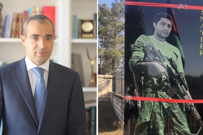 Mikayıl Cabbarov qazaxlı şəhidi ehtiramla yad edib