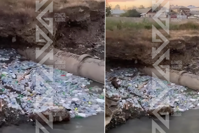 Gəncəçayın halı: ətraf mühitə və şəhərin imicinə TƏHLÜKƏ - VİDEO