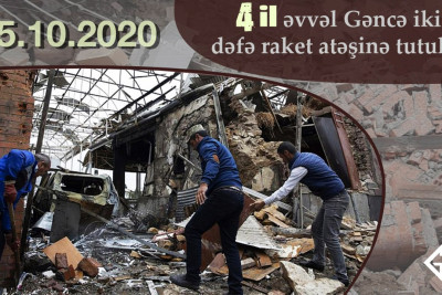 4 il əvvəl Gəncə ikinci dəfə raket atəşinə tutuldu