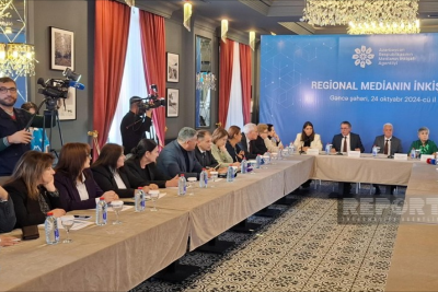 Gəncədə medianın inkişafına həsr olunan tədbir keçirilib