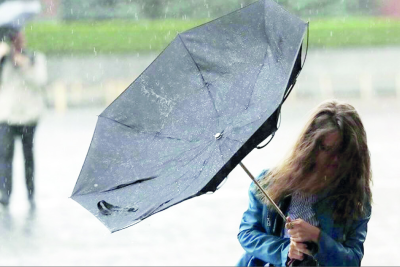 Yağış yağıb, külək güclənib - FAKTİKİ HAVA