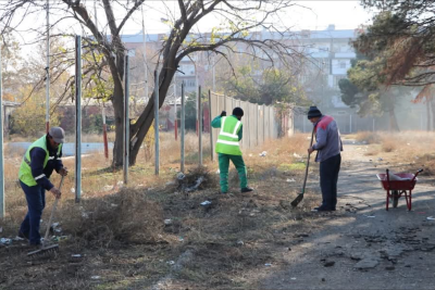 "Metallurq" idman kompleksinin ərazisi təmizlənib