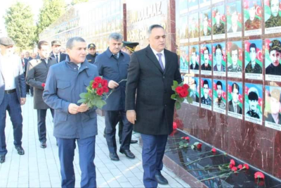 Goranboy şəhidləri də ziyarət edilib