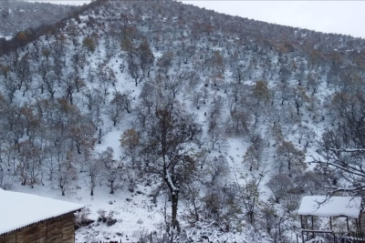 Gədəbəyə qar yağır – FAKTİKİ HAVA