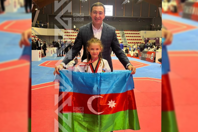 8 yaşlı taekvondoçumuz Avropa çempionu oldu - FOTO