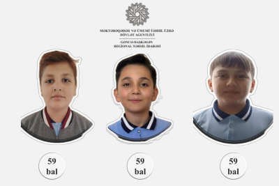 Gəncə məktəbliləri ən yüksək NƏTİCƏ göstəriblər