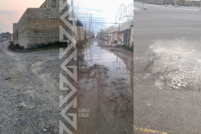 Gəncə sakinləri ümid edirlər ki, YOLLAR DÜZƏLƏCƏK