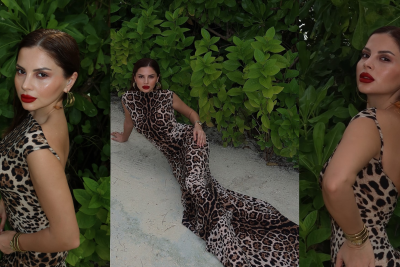 Gəncəli sənətçinin qızı Hind okeanı sahillərində istirahət edir - VİDEO