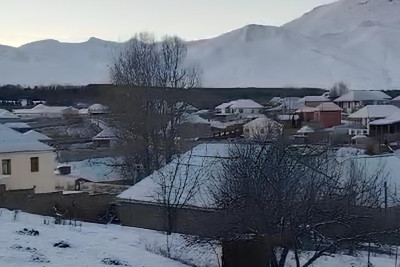 Daşkəsənin bu kəndlərinə qar yağdı - VİDEO