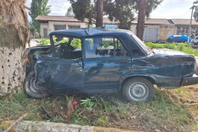 Goranboyda hərbçi qəzaya düşüb