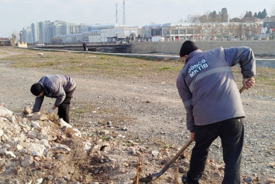 Gəncəçayda və ətraf ərazilərdə iməcilik keçirilib - FOTO