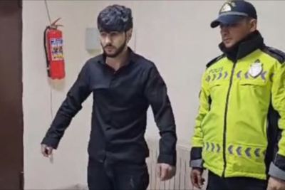 Polisə tabe olmayıb özünə xəsarət yetirdi - VİDEO