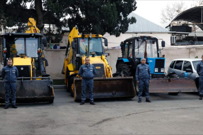 Gəncədə ADSEA-nın xüsusi texnikalarına baxış keçirildi