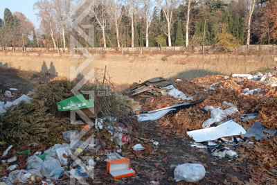 Tikinti üçün qazılan xəndək zibilliyə çevrildi - ŞİKAYƏT - FOTO/VİDEO