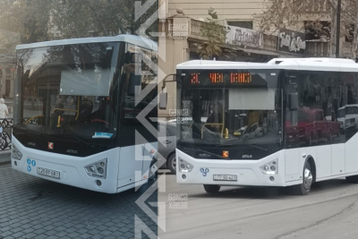 Gəncədə yeni avtobuslar istismara verilib: PROBLEM HƏLL EDİLDİ?
