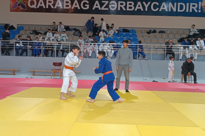 Goranboyda cüdo turniri keçirilib