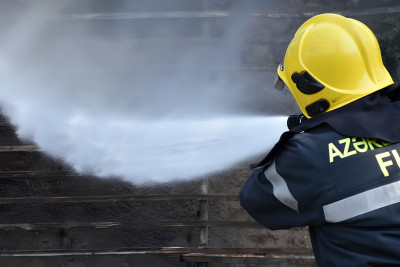 Tovuz məktəbində YANĞIN - Şagird və müəllimlər təxliyə edildi