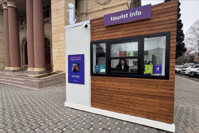 Gəncədə Turizm İnformasiya Məntəqəsi quraşdırılıb