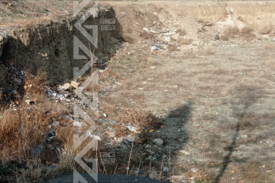 Gəncədə illər öncə qazılan xəndək problemlər yaradır - FOTO/VİDEO