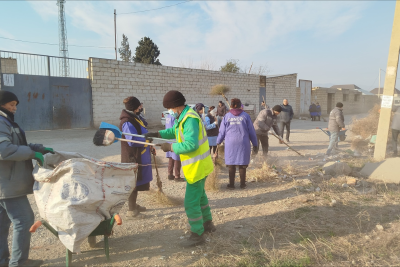 MKTİB tərəfindən növbəti təmizlik işləri keçirilib - FOTO
