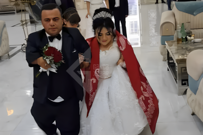 Gəncədə cırtdan cütlük evləndi - VİDEO