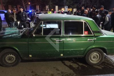 Gəncədə qəza oldu, azyaşlı yaralandı - FOTO/VİDEO