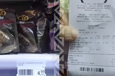 Gəncədə MARKET: Vitrində bir qiymət, qəbzdə digər - İDDİA - VİDEO