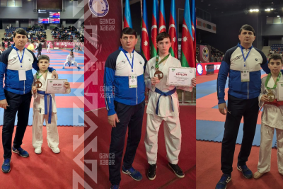 Gəncə karateçiləri beynəlxalq turnirdə uğur qazanıblar