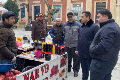 Gəncədə küçə alverçilərinin malları müsadirə edilir? - RƏSMİ CAVAB