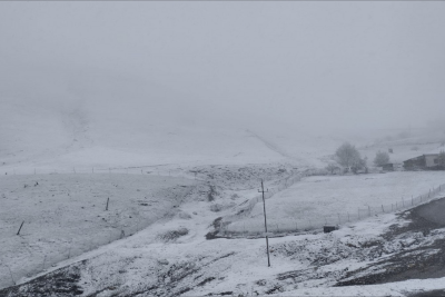 Ölkənin bəzi yerlərində qar yağır