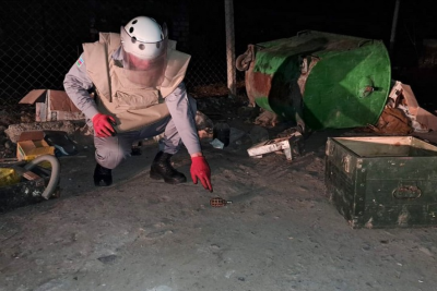 Qazaxda qumbara tapılıb