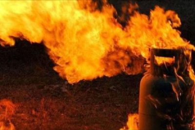 Gəncədə evdə qaz balonu partlayıb, xəsarət alan var