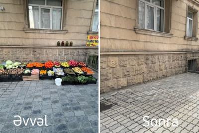 Niyazi Bayramovun “İşçi qrupları” küçə alverçilərinə qarşı - FOTO