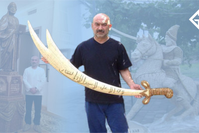 Kibritlə heykəl hazırlayan gəncəli sənətkar: “Heç vaxt əl işimi satmamışam” - ÖZƏL MÜSAHİBƏ