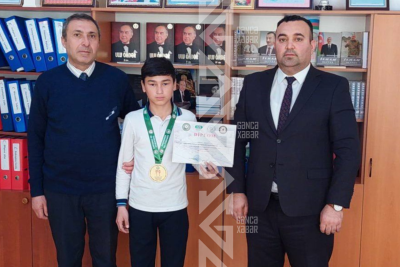 8-ci sinif şagirdimizdən QƏLƏBƏ